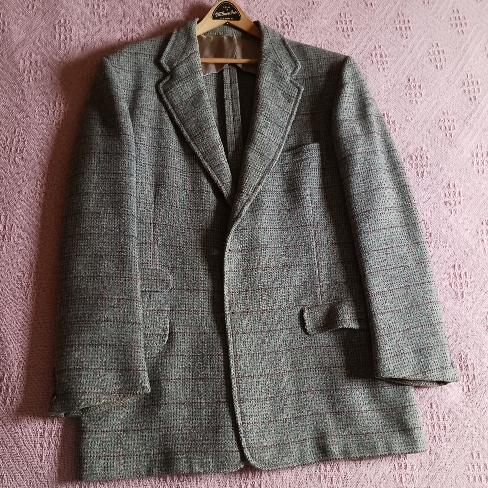 Vintage Harris Tweed 100% Scottish Wool Jacket